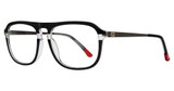 ECKO Unltd Eyeglasses ECKO708 Black/Crystal/BLACK/CRYSTAL