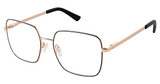 Superflex Eyeglasses SF-627 BLACK ROSE GOLD/M200