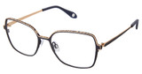 FYSH Eyeglasses FYSH 3711 NAVY GOLD/M201