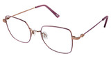 Kliik:denmark Eyeglasses K-739 EGGPLANT ROSE GOLD/M207