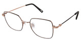 Kliik:denmark Eyeglasses K-739 BLACK ROSE GOLD/M200
