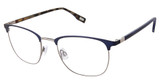 Evatik Eyeglasses EVATIK 9255 BLUE HORN/M201