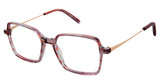 Kliik:denmark Eyeglasses K-735 BLUSH ROSE GOLD/S409