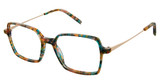 Kliik:denmark Eyeglasses K-735 BUTTERSCOTCH MULTI GOLD/S415
