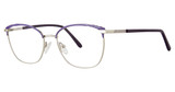 Genevieve Paris Design Eyeglasses Perhaps purple/silver