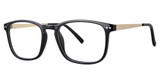 Modern Times Eyeglasses Encompass black/gold