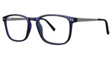Modern Times Eyeglasses Encompass navy/silver