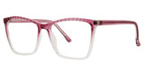 Modern Plastics II Eyeglasses Punctual fuchsia fade/crystal