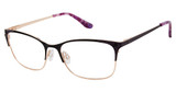 gx by GWEN STEFANI Eyeglasses GX843 Black/purple/BLK