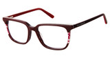 Isaac Mizrahi New York Eyeglasses IM 30065 Burgundy/BU
