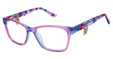 gx by GWEN STEFANI Eyeglasses GX841 Purple glitter/PUR
