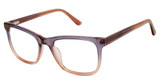 gx by GWEN STEFANI Eyeglasses GX842 Grey/blush glitter/GRY