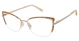 Lulu Guinness Eyeglasses L943 rose gold/gold/RGD