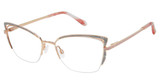 Lulu Guinness Eyeglasses L943 silver/rose gold/SIL