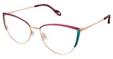 FYSH Eyeglasses FYSH 3713 EGGPLANT OCEAN/M207