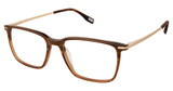 Evatik Eyeglasses EVATIK 9259 BROWN HORN GRADIENT/S402
