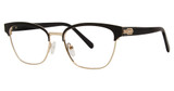 Modern Art Eyeglasses A624 matte black/gold