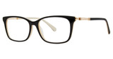 Modern Art Eyeglasses A625 black/ivory/gold