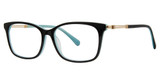 Modern Art Eyeglasses A625 black/turquoise/gold