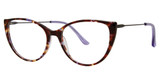 Modz Titanium Eyeglasses VALUABLE purple tort/black