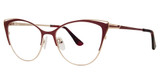 Genevieve Boutique Eyeglasses MIRACLE burgundy/gold