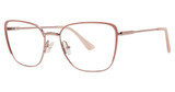Genevieve Boutique Eyeglasses GIVING satin mauve/rose gold