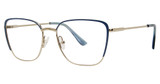 Genevieve Boutique Eyeglasses GIVING satin periwinkle/silver