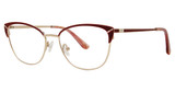 Genevieve Boutique Eyeglasses CHARM burgundy/gold