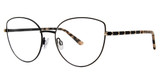 Daisy Fuentes Eyeglasses Daisy Fuentes La Priscilla Black/21
