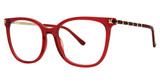 Daisy Fuentes Eyeglasses Daisy Fuentes La Esperanza Red/162