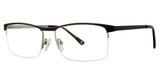Randy Jackson Eyeglasses Randy Jackson 1130 Black/Gunmetal/16
