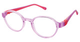 Life Italia Eyeglasses NI-147 LILAC FUCHSIA/3