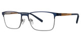 G.V. Executive Eyeglasses GVX587 matte navy/gunmetal