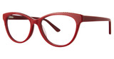 Genevieve Boutique Eyeglasses DECADE ruby
