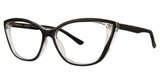 Modern Times Eyeglasses ABROAD black/crystal