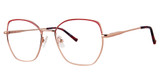 Genevieve Boutique Eyeglasses LIFESTYLE fuchsia/rose gold