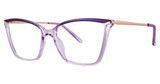 Modern Times Eyeglasses BOUNTIFUL lilac crystal/gold