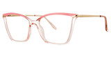 Modern Times Eyeglasses BOUNTIFUL pink crystal/gold