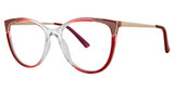 Modern Times Eyeglasses EMOTIONAL burgundy fade