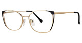 Modern Times Eyeglasses GREETINGS black/gold