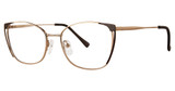 Modern Times Eyeglasses GREETINGS brown/gold