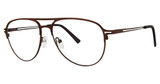 Modern Times Eyeglasses COUNTY matte brown