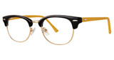 Modern Times Eyeglasses TRANSLATE black/yellow/gold