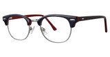 Modern Times Eyeglasses TRANSLATE navy/red/gun