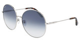 Ferragamo Eyeglasses SF299S SHINY SILVER/GREY GRADIENT/041
