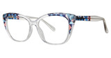 Modern Plastics II Eyeglasses Macie crystal/blue/black
