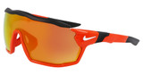 Nike Eyeglasses NIKE SHOW X RUSH TEAM FD1887 TEAM ORANGE/ORANGE MIRROR/891
