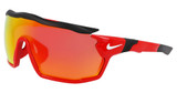 Nike Eyeglasses NIKE SHOW X RUSH TEAM FD1887 UNIVERSITY RED/RED MIRROR/657