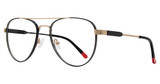 ECKO Unltd Eyeglasses ECKO603 Matte Black/Gold/BLACK/GOLD