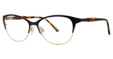 Via Spiga Eyeglasses Via Spiga Janina Navy/Gold/790
